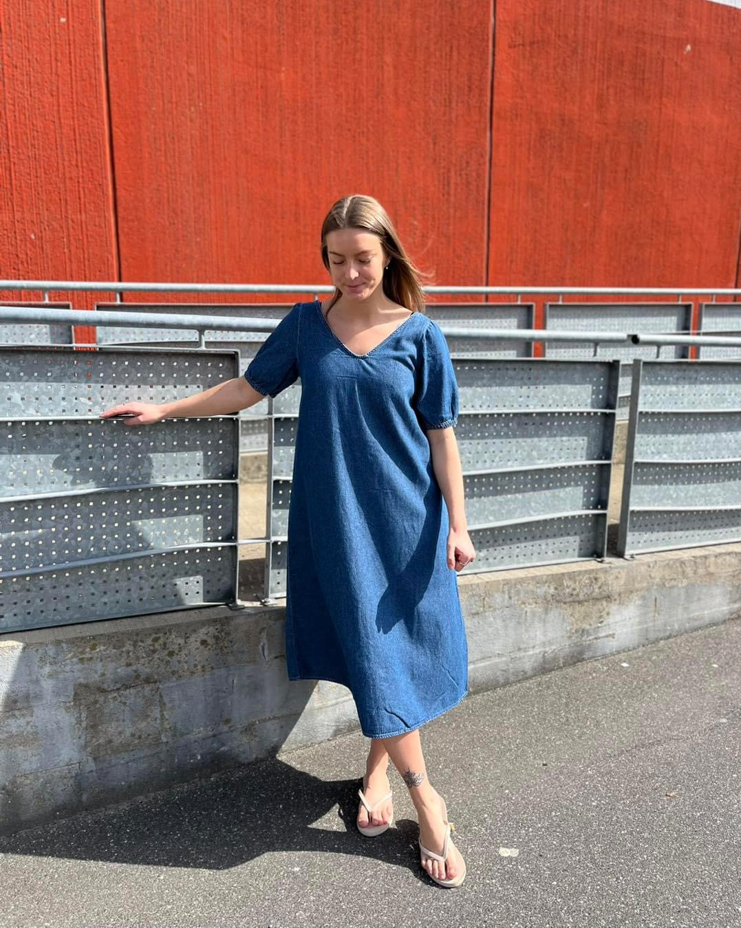 PCAMAG Dress - Medium Blue Denim